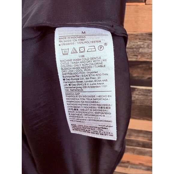 Gap Ruffle-Neck Midi Dress size medium - Picture 6 of 9